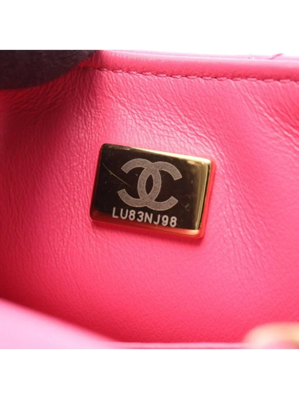 Chanel Shoulder Bag Quilted Small Flap Pink Leather Chain